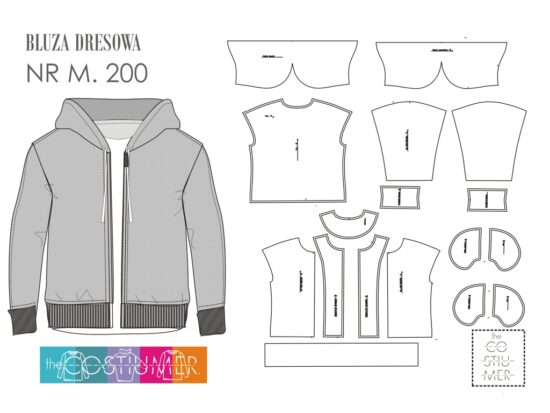 bluza dresowa wykrój-za darmo-2