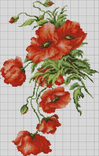 hafty krzyżykowe wzory graficzne-1